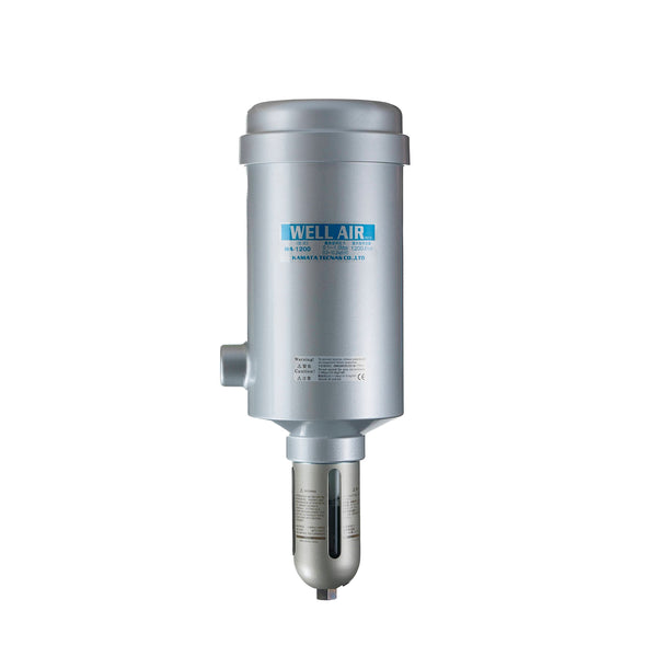 カマタテクナス　WA-2500RE　圧縮空気清浄器　ウェルエアーRE　ヘビィデューティドレン装備　最大使用流量：2500Nl/min カマタテクノス WELL AIR ウエルエアー 特殊衝突分離方式による圧縮